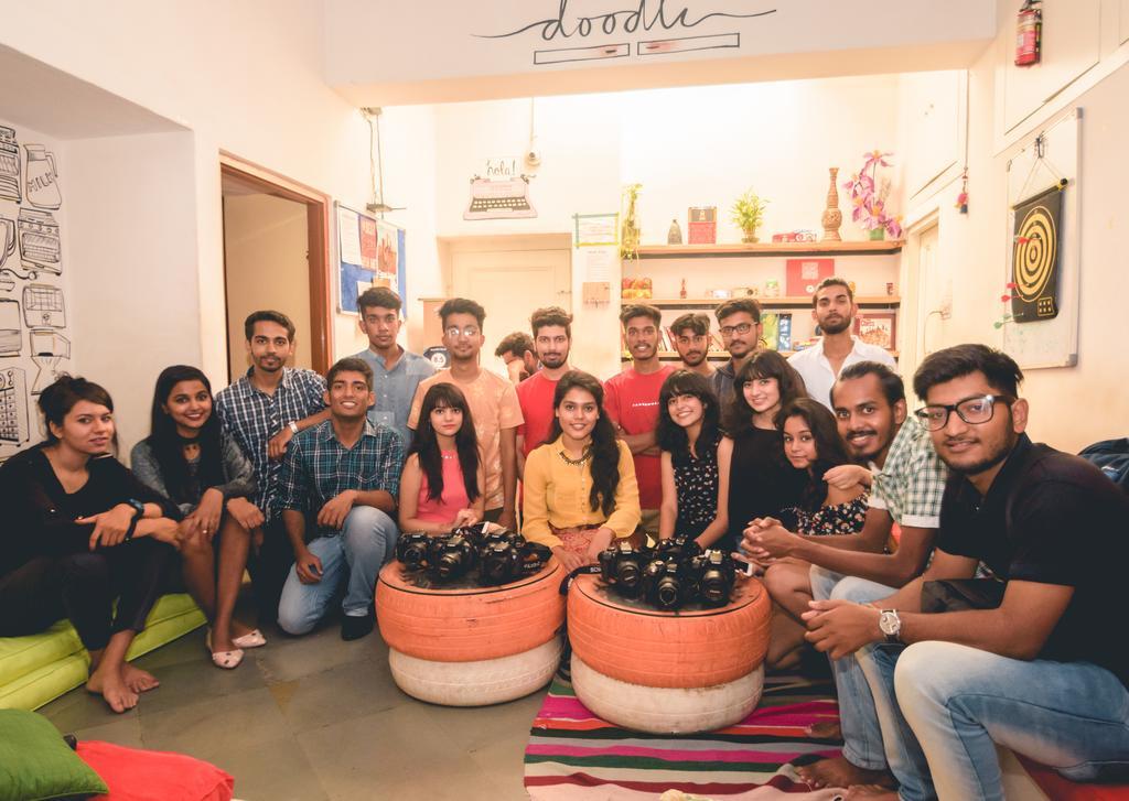 Auberge de jeunesse Doodle Rack à Jaipur Extérieur photo